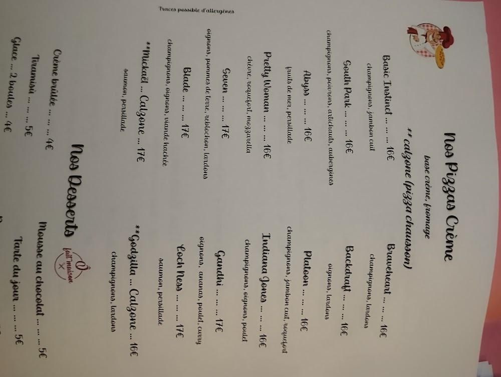 Restaurant Hollywood Pizza - Menu Image 1